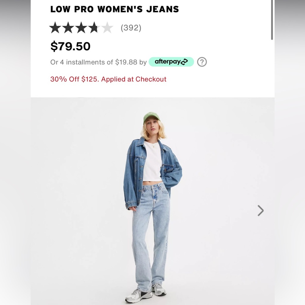 LEVIS LOW PRO WOMEN'S JEANS